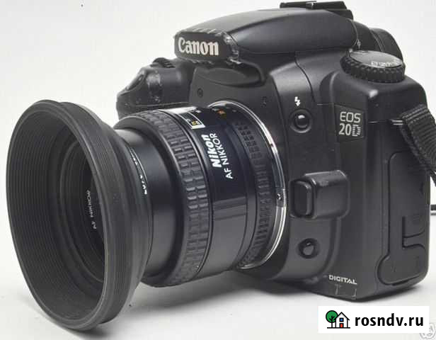 Адаптер Nikon - Сanon EOS с чипом (AI-EOS) Ярославль - изображение 1
