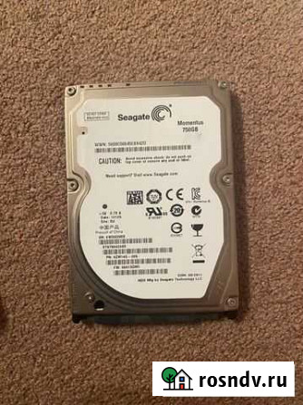 Жесткий диск seagate 750gb Екатеринбург - изображение 1