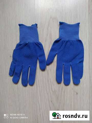 Перчатки нейлон, микроточка, с пвх 1 пара Москва - изображение 1