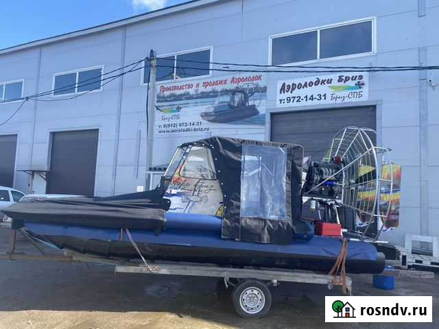 Аэролодка «Бриз 555 шп» Honda К24 200 л.с Санкт-Петербург - изображение 1