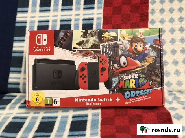 Прошитая Nintendo Switch Mario Odyssey Edit. 256Gb Нижний Новгород - изображение 1