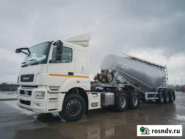 Полуприцеп цементовоз Bonum 31 куб.м, 2021 Новосибирск - изображение 1