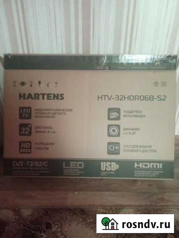 Телевизор Hartens HTV-32HDR06B (новый, гарантия) Острогожск - изображение 1