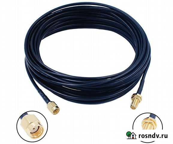 Удлинитель для wifi антенны RF Коннектор RG174 Железногорск - изображение 1