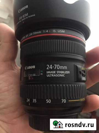 Объектив canon ef 24-70L 4,0 is usm Красноярск - изображение 1