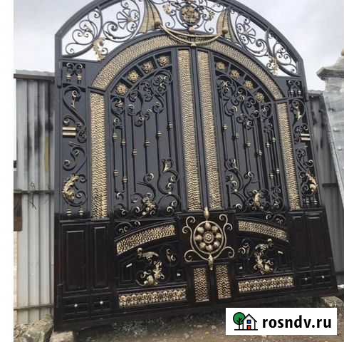 Ворота ковка Тюбе - изображение 1