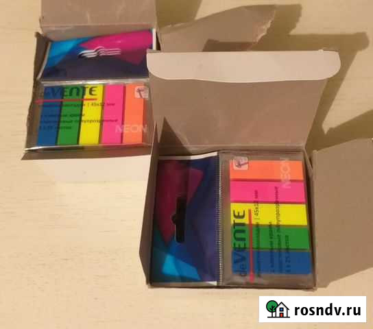 Клейкие закладки-выделители 525 цветные Краснодар - изображение 1