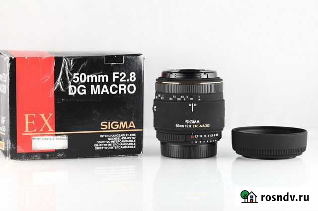 Объектив Sigma DG 50 mm f/ 2.8 EX Macro Nikon Кострома - изображение 1