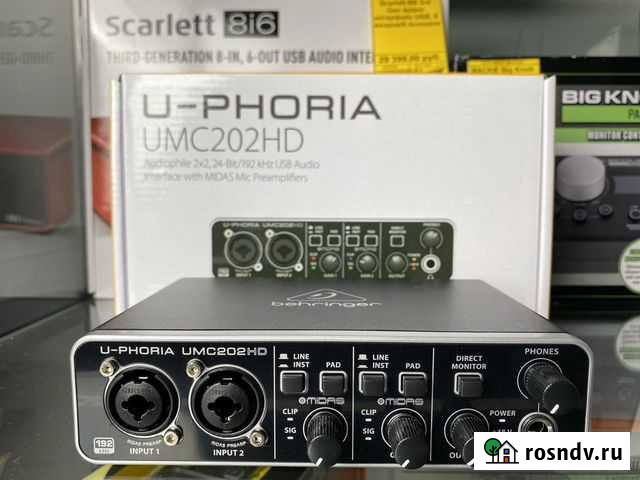 Внешняя звуковая карта Behringer UMC202HD Новая Екатеринбург - изображение 1