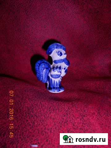 Гжель петушок, змея Камышин - изображение 1