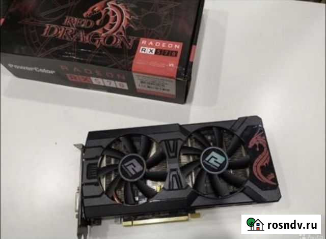 Видеокарта power cool rx 570 4gb Тольятти - изображение 1