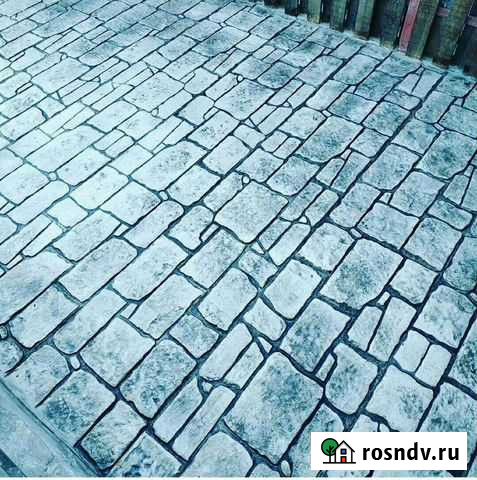 Печатный бетон Тротуарное покрытие Калуга - изображение 1
