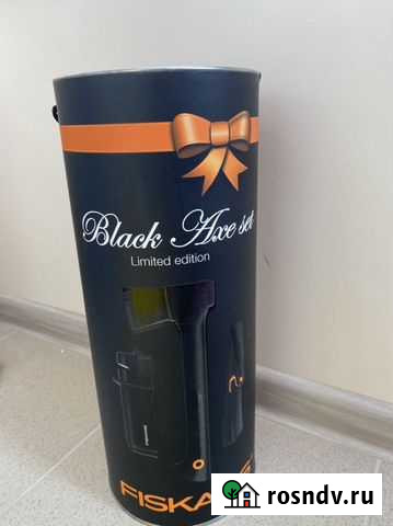 Набор fiskars Топор Solid + нож + точилка в тубусе Королев - изображение 1