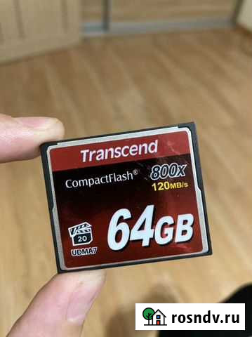 Transcend udma7 64Gb 800x Уфа - изображение 1