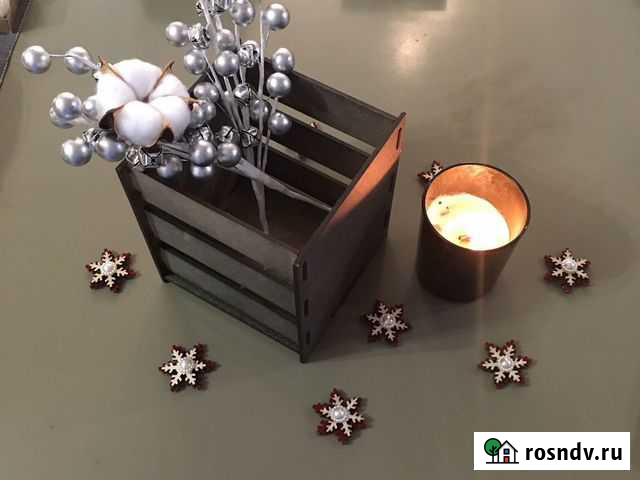 Подарочная коробка деревянная Севастополь - изображение 1