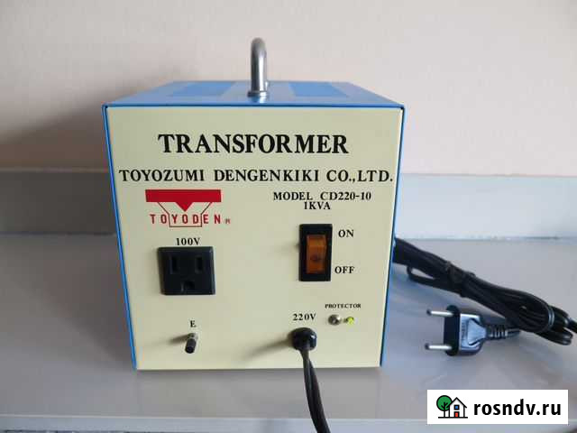 Трансформатор понижающий Toyozumi CD220-10. 1KVA Улан-Удэ - изображение 1