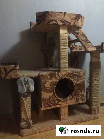 Когтеточка домик для кошки бу Барнаул - изображение 1