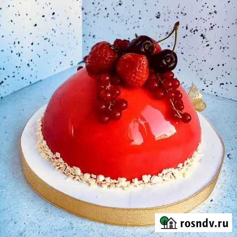 Муссовый гласажный торт Мурино - изображение 1