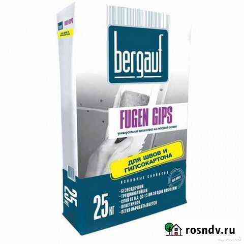 Шпаклевка Bergauf fugen gips универсальная 25кг Саранск