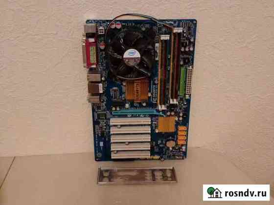 Связка Gigabyte GA-P35-S3G + E4600 + 4 gb ddr2 Екатеринбург