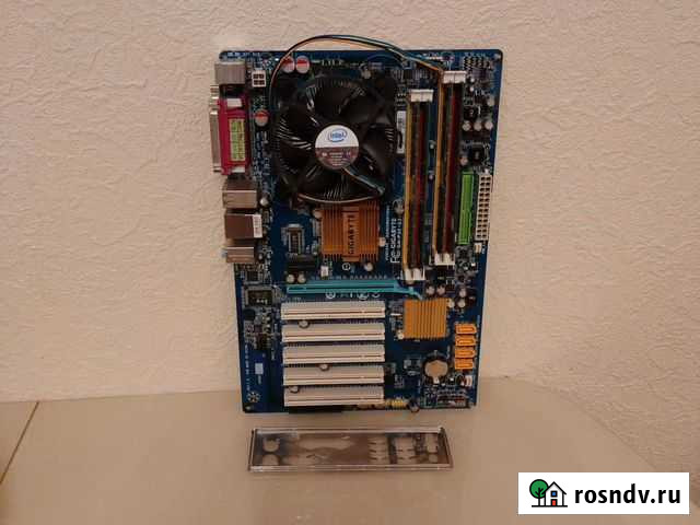 Связка Gigabyte GA-P35-S3G + E4600 + 4 gb ddr2 Екатеринбург - изображение 1