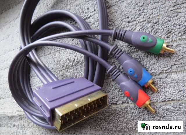 Кабель Скарт-Тюльпан, Компонентный Скарт-Тюльпан Тольятти - изображение 1