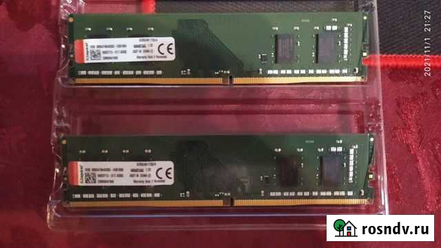 Оперативная память Kingston 2х4GB 2400MHz Санкт-Петербург - изображение 1
