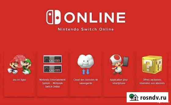 Годовая подписка Nintendo Switch Астрахань