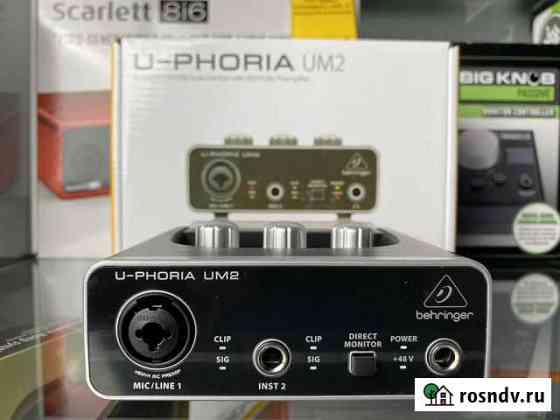 Внешняя Звуковая карта Behringer UM2 Екатеринбург