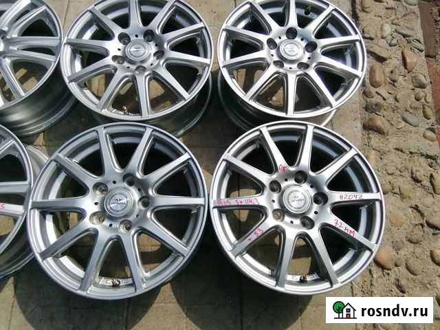 Шикарный комплект R15 5Х114.3 из Японии как новые Белогорск - изображение 1