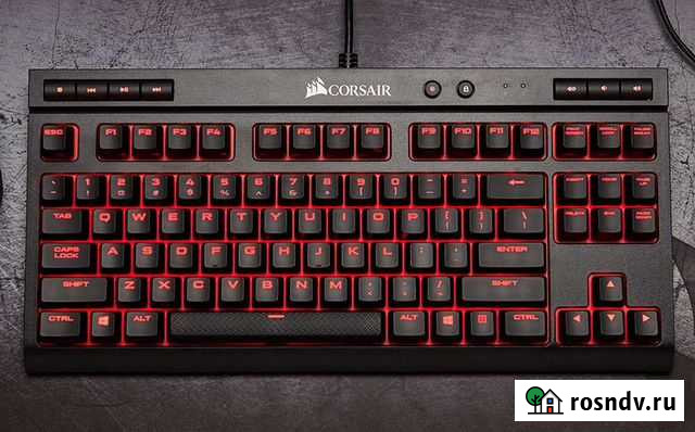 Игровая механическая клавиатура corsair k63 Липецк - изображение 1
