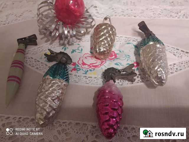 Советские ёлочные игрушки. Цена за все Кострома - изображение 1