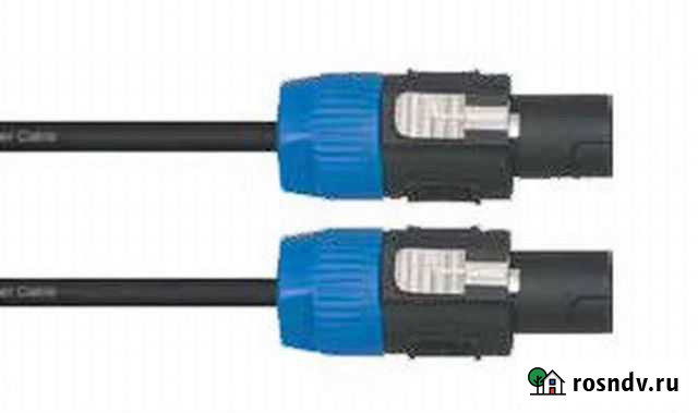 Кабель акустический, speakon, AWG 16, 6 м Сыктывкар - изображение 1