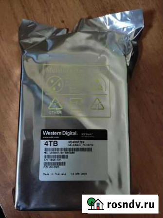 Жёсткий диск 4 тб, wd black. Новый Тула - изображение 1