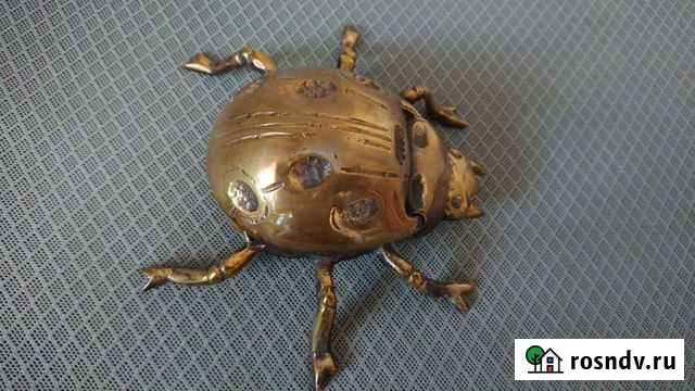 Антикварный жук из бронзы Кемерово - изображение 1