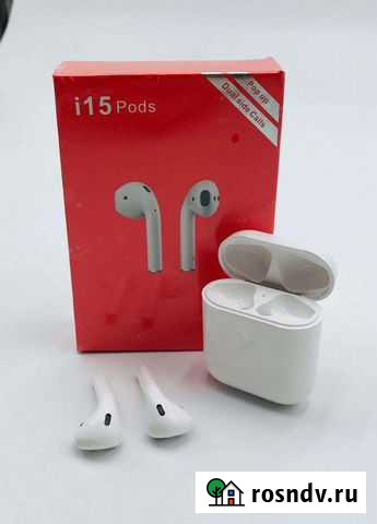 Беспроводные наушники airpods i15 Ижевск - изображение 1