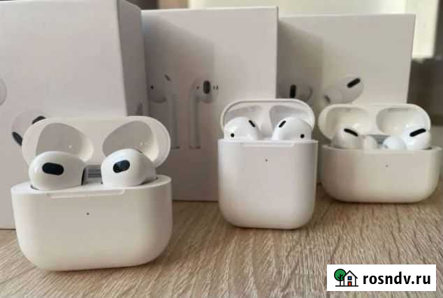 AirPods 2 / 3 / Pro + чехол, доставка и упаковка Краснодар - изображение 1