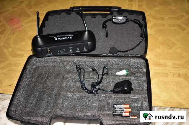 Радиомикрофон audio с гарнитурой (свободные руки) Омск - изображение 1