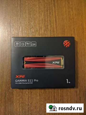 Новый Ssd Nvme Adata XPG S11 Pro 1TB Курск - изображение 1