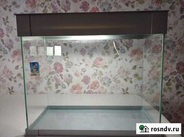 Аквариум 70 л с подсветкой, компрессором и т.д Уфа - изображение 1