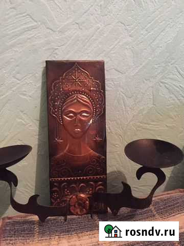 Чеканка СССР с подсвечниками Ростов-на-Дону - изображение 1