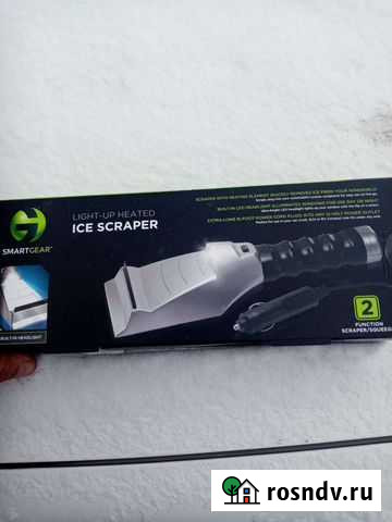 Скребок с подогревом и подсветкой 12в Хабаровск - изображение 1