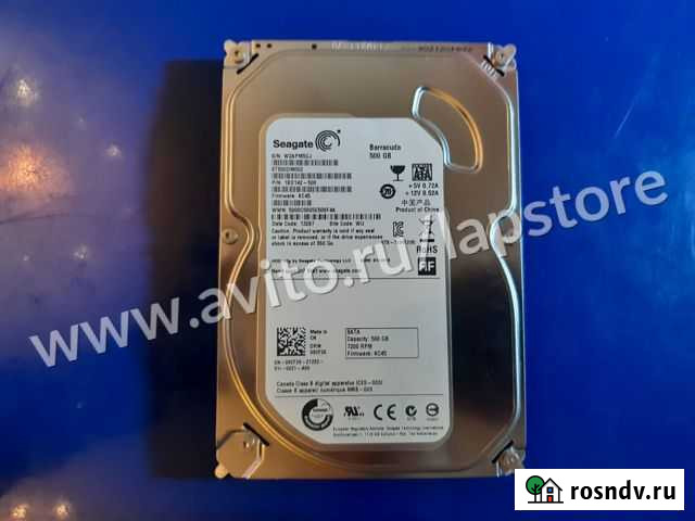 Жесткий диск Seagate 3.5 7200 rpm 500GB Калининград - изображение 1
