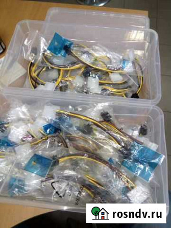 Переходник molex to 6pin PCI-E для видеокарты, нов Омск - изображение 1