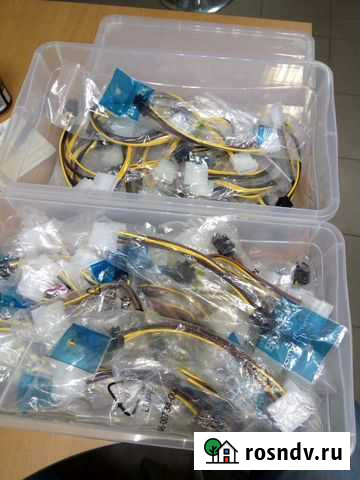 Переходник molex to 6pin PCI-E для видеокарты, нов Омск - изображение 1