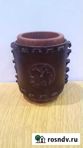 Стакан деревянный винтажный 70-х годов Саранск - изображение 1