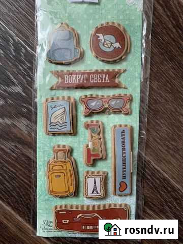 Набор наклеек для скрапбукинга Благовещенск - изображение 1