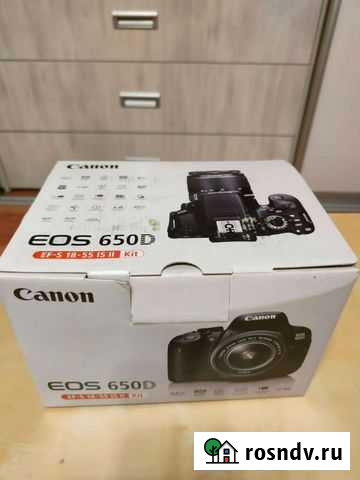 Зеркальный фотоаппарат Canon eos 650d Магнитогорск - изображение 1