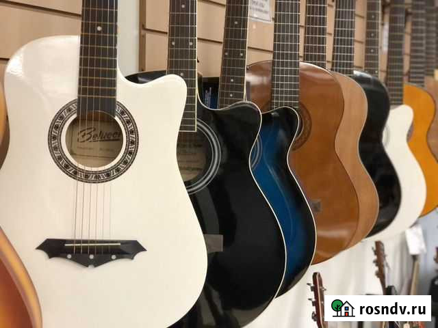 Гитара белая белуччи (новая) Нижний Новгород - изображение 1