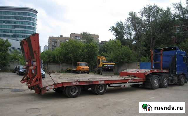 Полуприцеп трал (тяжеловоз) Goldhofer TU3-24/80, 1992 Москва - изображение 1